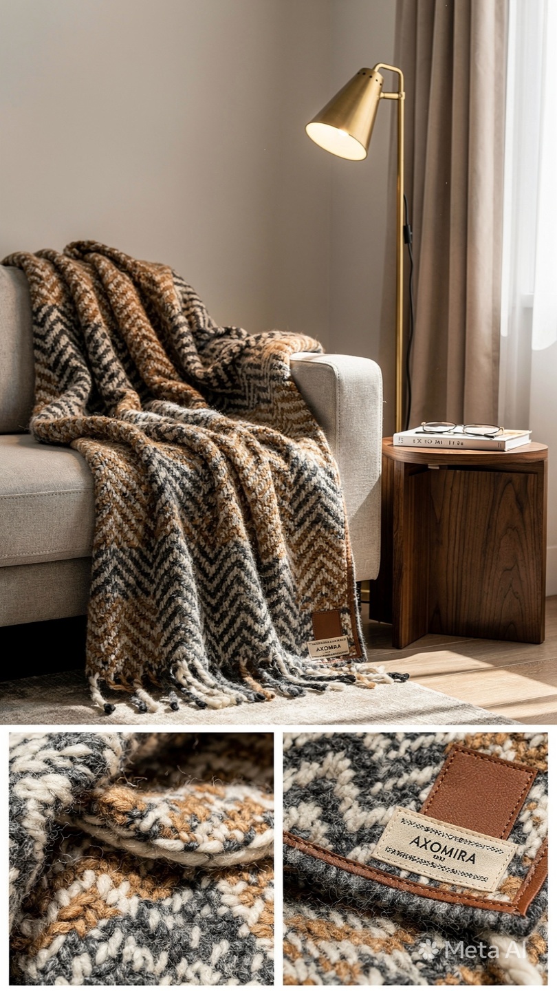 Wool Throw Blanket